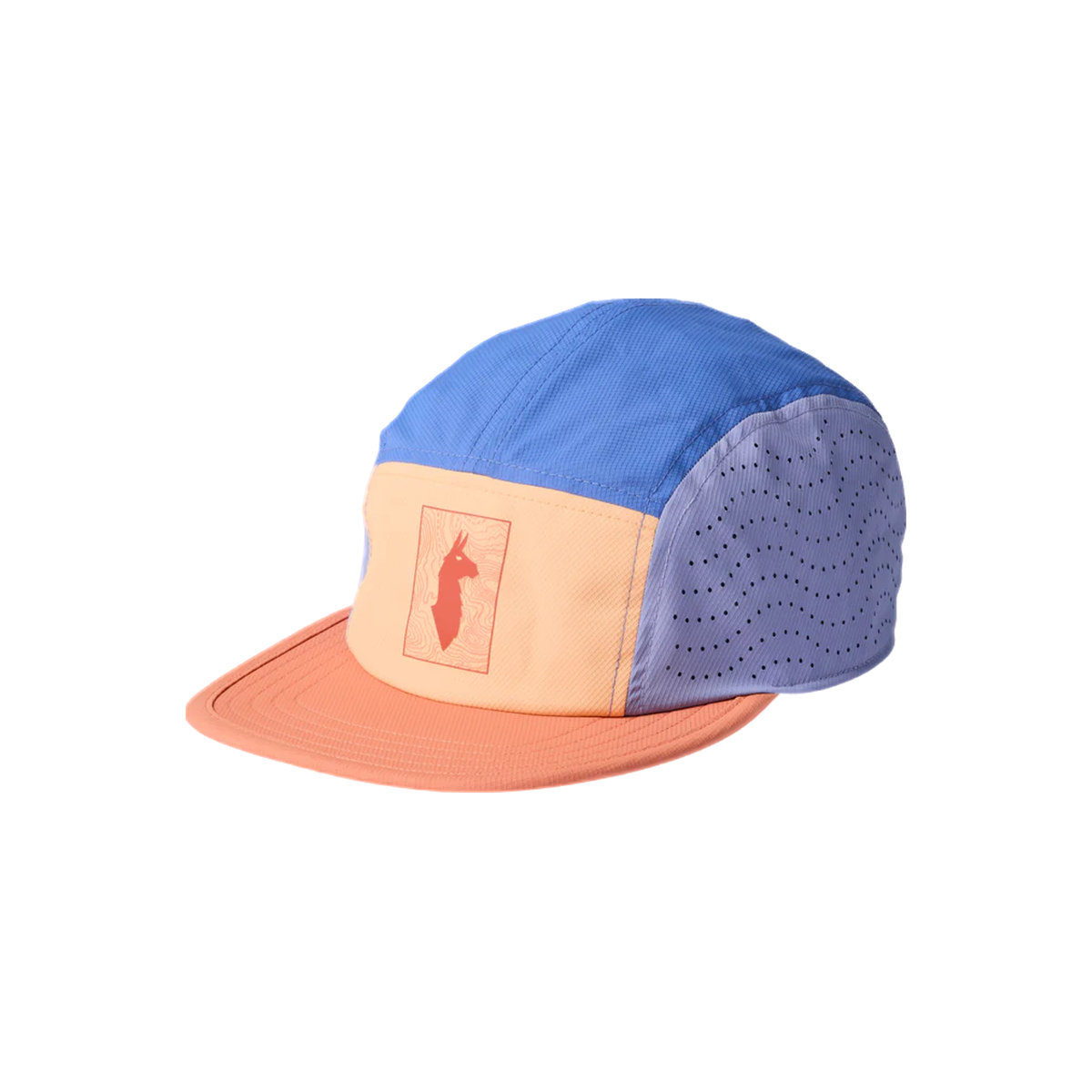 Cotopaxi Tech PLUS 5-Panel Hat, Cantaloupe/Grapefruit, product view