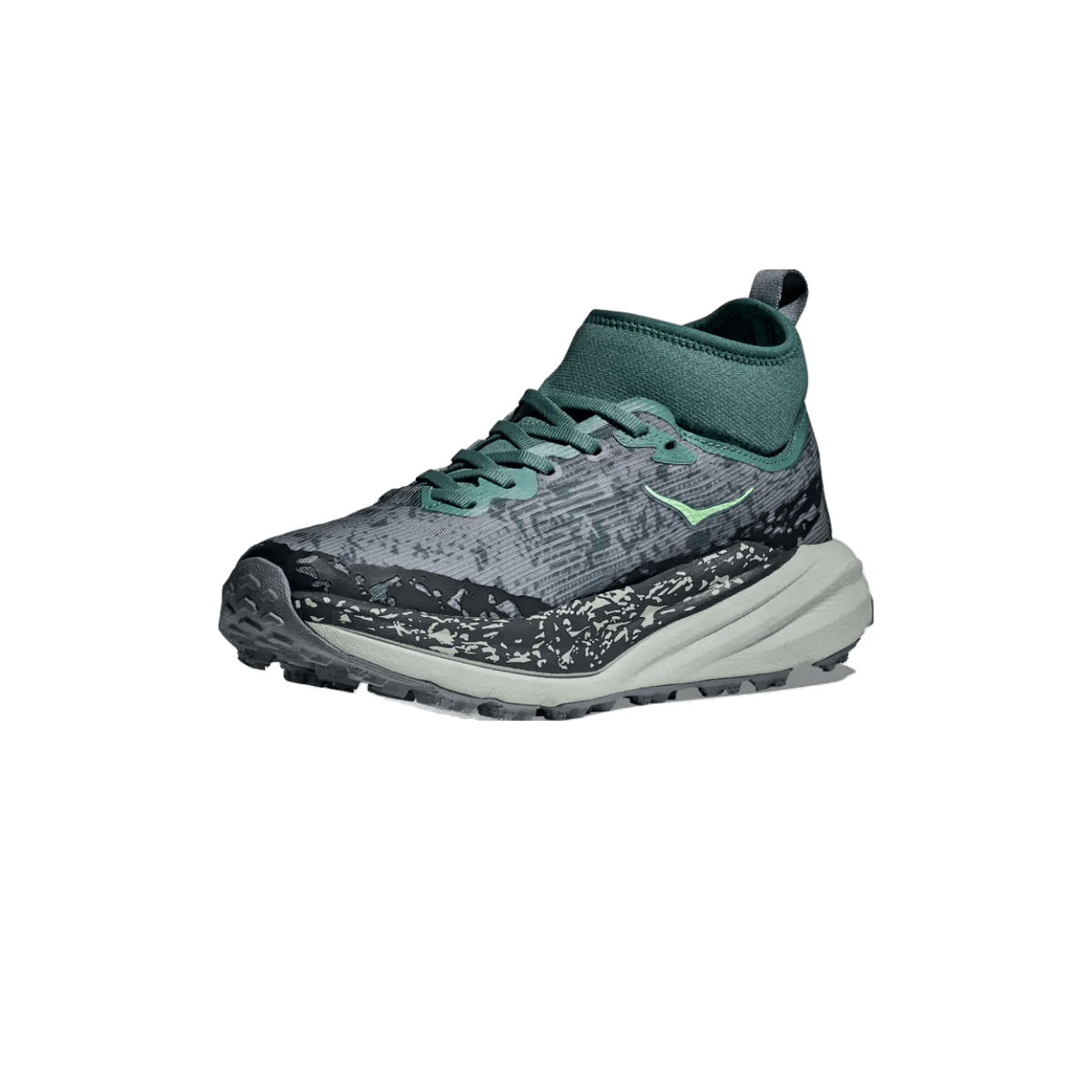 Hoka Speedgoat 6 MID GTX Waterproof Trail Running Shoes - Women's, three-quarter view