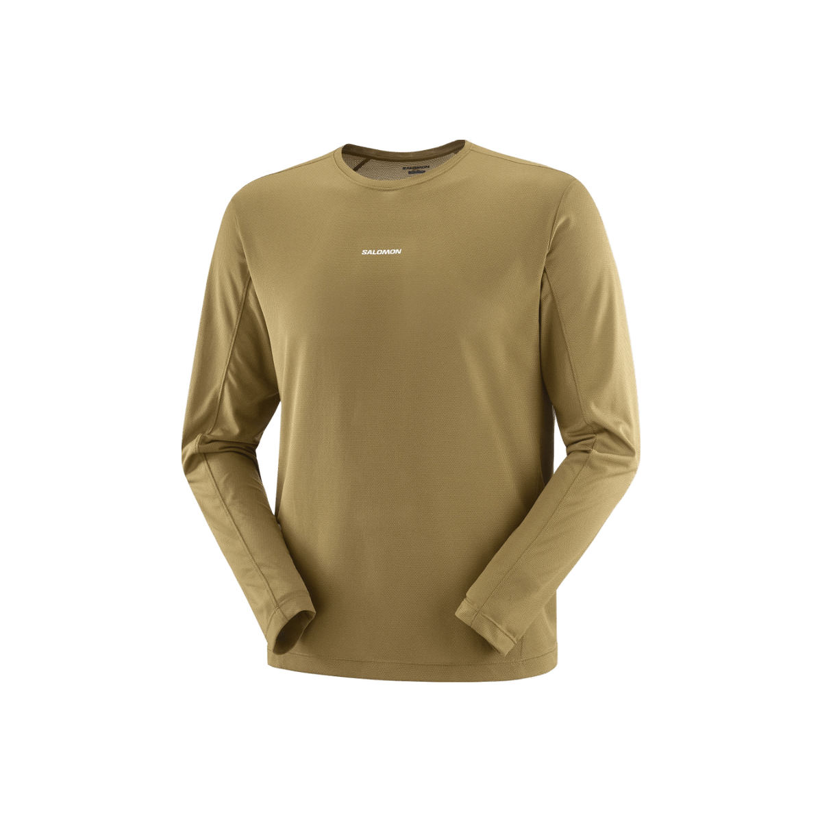 Salomon Shakeout Core Long Sleeve Top (2025) - Men's, Brilliant Olive, product view