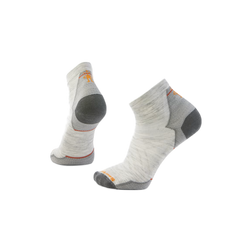 Smartwool Run Zero Cushion - Wool Ankle Socks, Ash, sock view