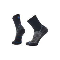 Smartwool Run Zero Cushion - Wool Mid-Crew Socks, Black, sock view