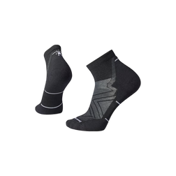Smartwool Run Targeted Cushion - Wool Ankle Socks, Black, sock view