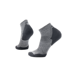 Smartwool Run Targeted Cushion - Wool Ankle Socks, Medium Grey, sock view
