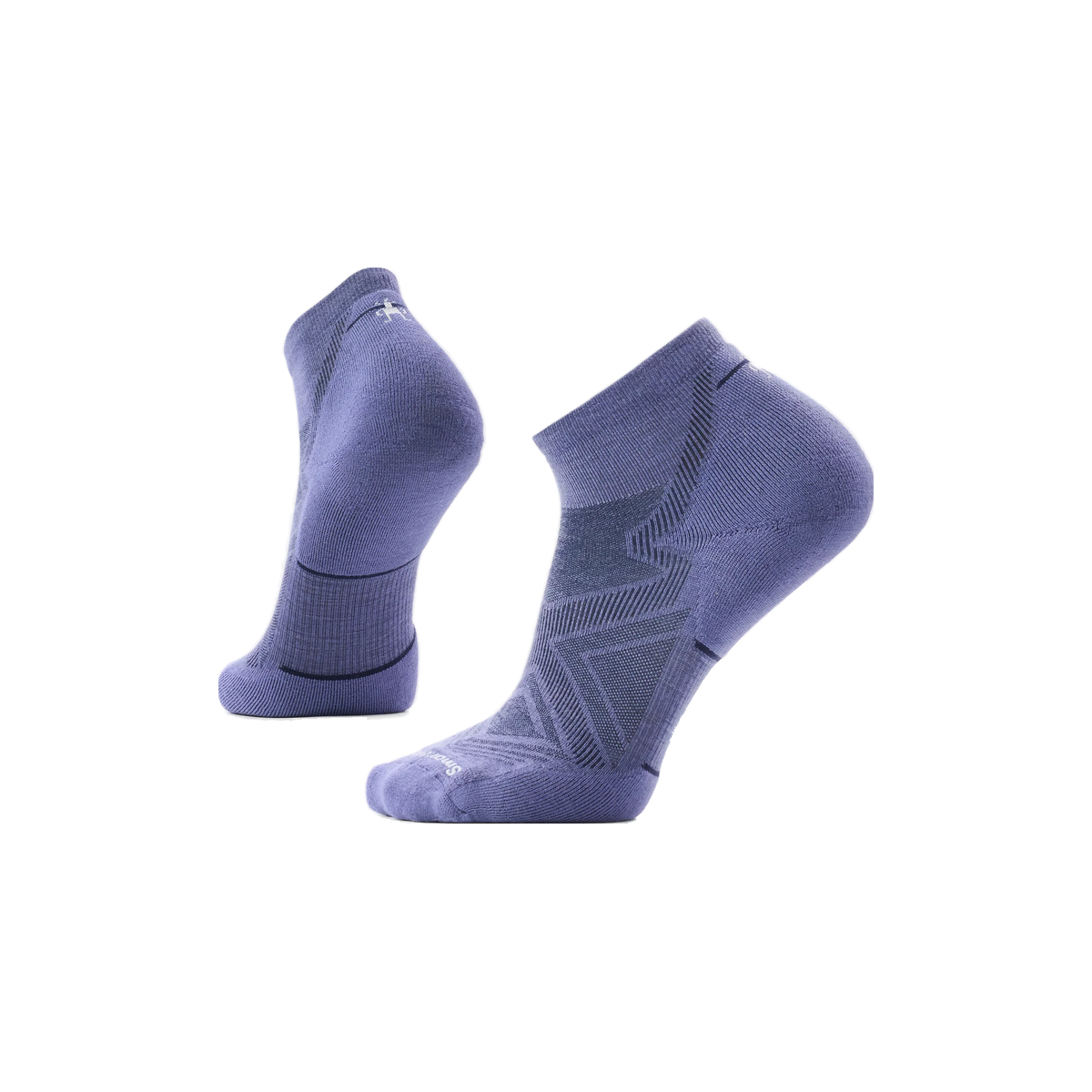 Smartwool Run Targeted Cushion - Wool Ankle Socks, Nightfall Blue, sock view