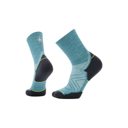 Smartwool Run Targeted Cushion - Wool Mid-Crew Socks, Cascade Green, sock view