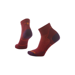 Smartwool Run Zero Cushion - Wool Ankle Socks - Women's, Tibetan Red, sock view