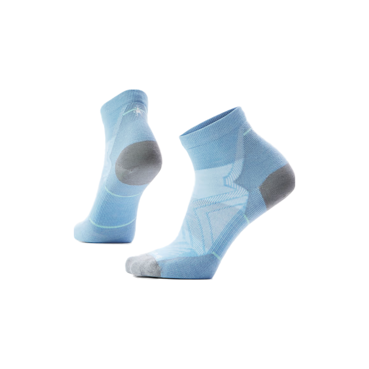 Smartwool Run Zero Cushion - Wool Ankle Socks - Women's, Serene Blue, sock view