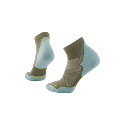 Smartwool Run Targeted Cushion - Wool Ankle Socks - Women's, Winter Moss / Frosty Green, sock view