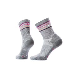 Smartwool Run Zero Cushion - Wool Mid-Crew Socks - Women's, Light Grey, sock view