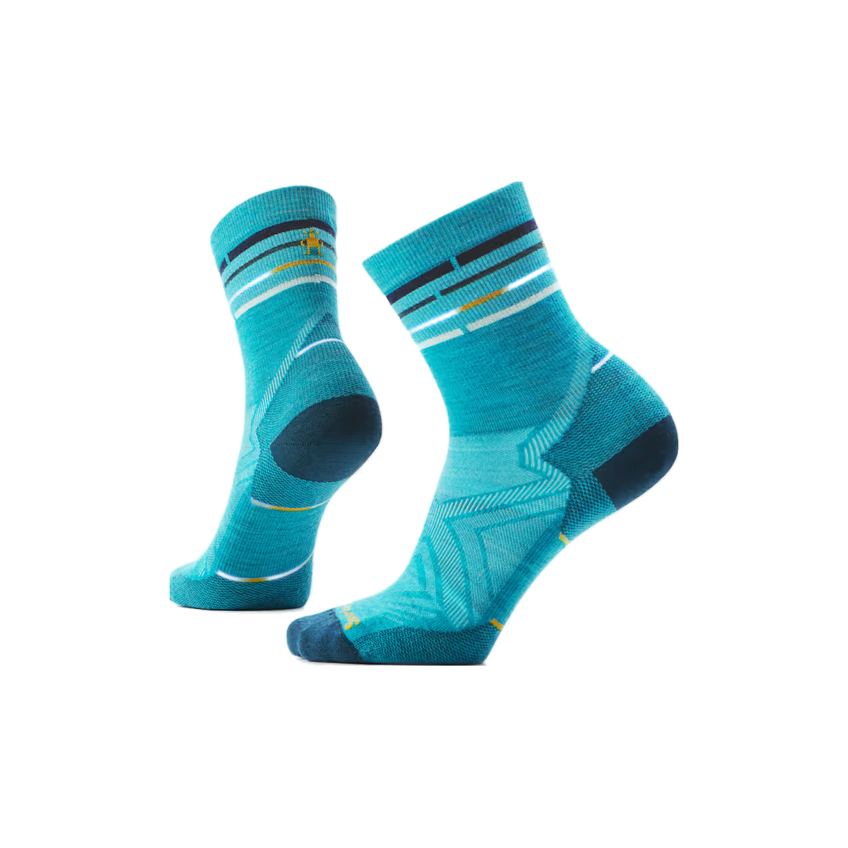 Smartwool Run Zero Cushion - Wool Mid-Crew Socks - Women's, Capri, sock view