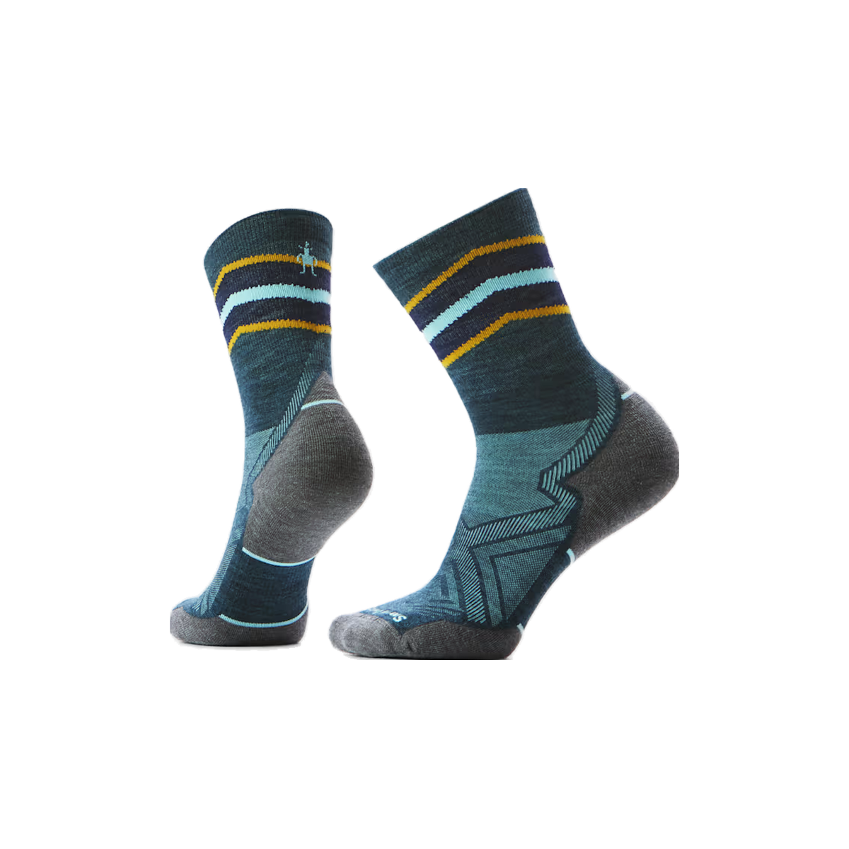 Smartwool Run Targeted Cushion - Wool Mid-Crew Socks - Women's, Twilight Blue, sock view