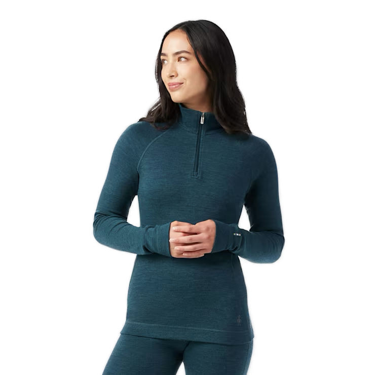 Smartwool Women's Classic Thermal Merino Base Layer 1/4 Zip Top