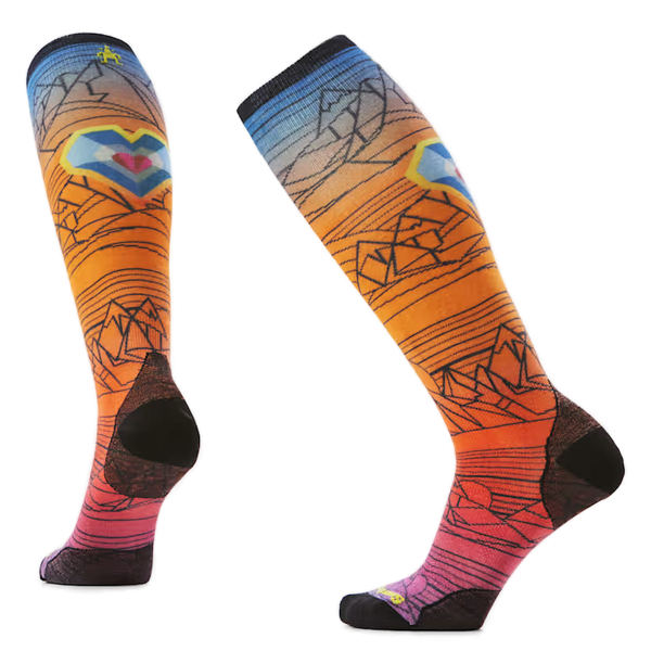 Smartwool Unisex Ski - Over the Calf - Zero Cushion Wool Socks