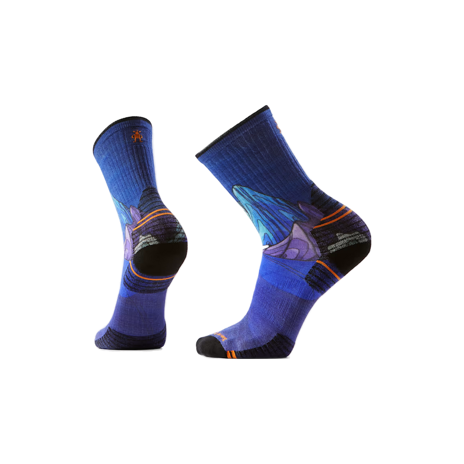 Smartwool Hike Targeted Cushion - Wool Crew Socks, Deep Navy, sock view