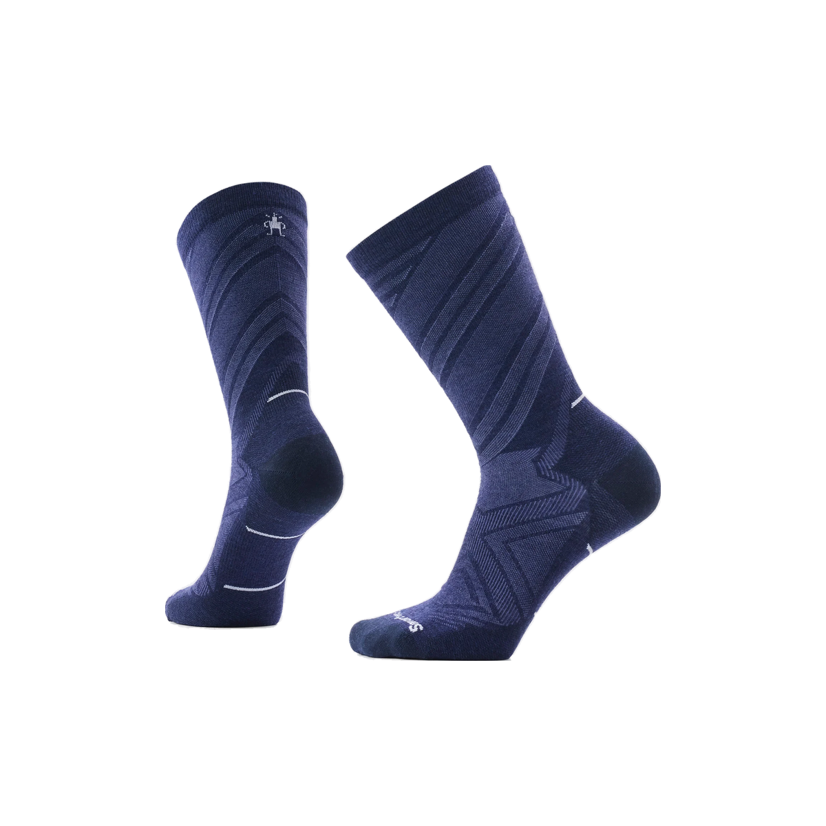 Smartwool Run Zero Cushion - Wool Crew Socks, sock view