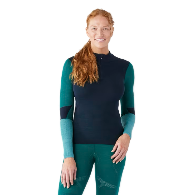 Smartwool Women's Intraknit Thermal Merino Base Layer 1/4 Zip Top