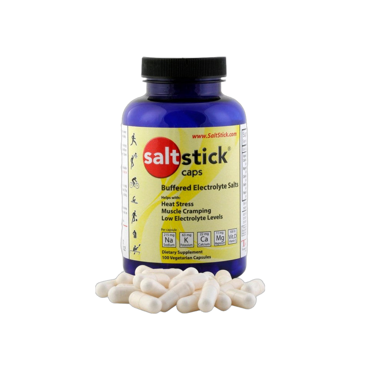 SaltStick Caps, Bottle: 100 Caps, pack view