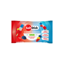 SaltStick Energy Gummies, Sour Pop Rockets, pack view