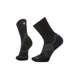 Smartwool Run Targeted Cushion - Wool Mid-Crew Socks, Black, sock view