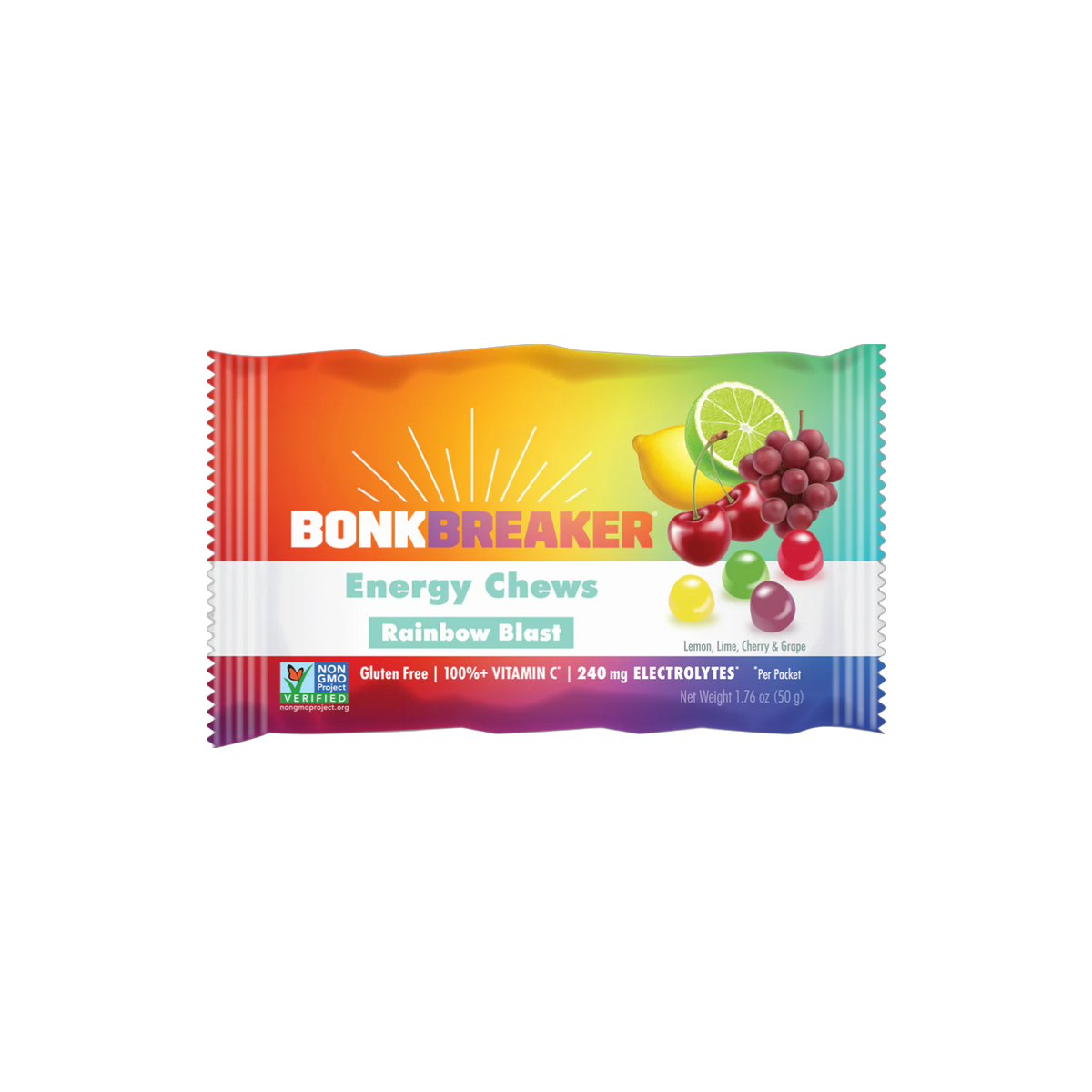 Saltstick Chews, Rainbow Blast, pack view