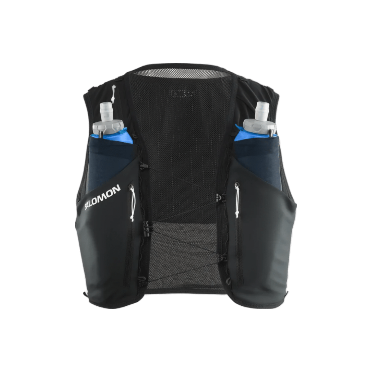 Salomon Sense Pro 6 Running Vest (with Flasks) - Unisex, Black, vest view