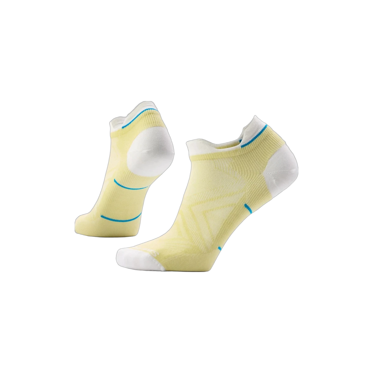 Smartwool Run Zero Cushion - Wool Low Ankle Socks - Women's, Lemongrass, sock view