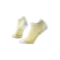 Smartwool Run Zero Cushion - Wool Low Ankle Socks - Women's, Lemongrass, sock view