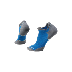 Smartwool Run Targeted Cushion - Wool Low Ankle Socks, Laguna Blue/Deep Navy, sock view