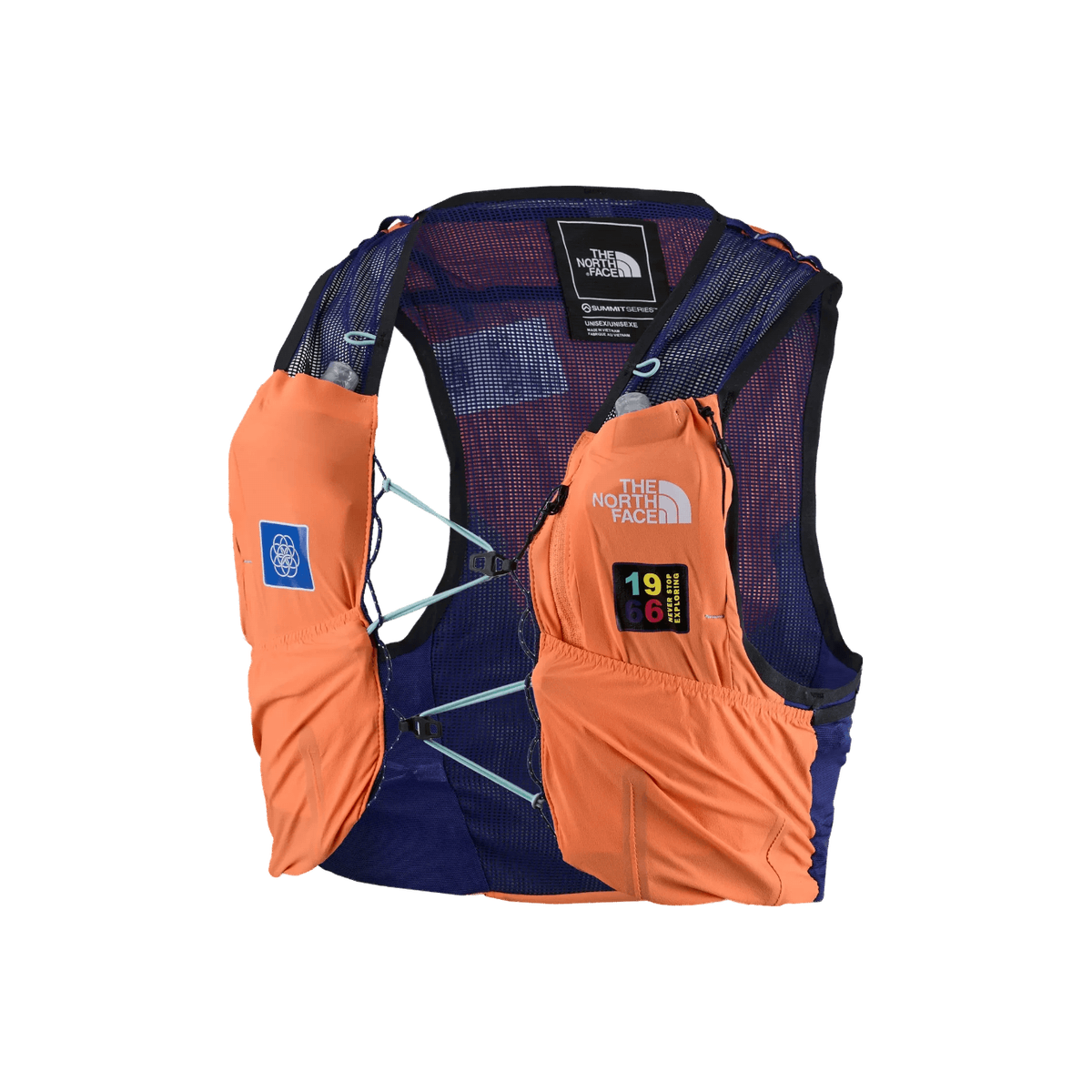 The North Face Summit Series Run Vest 10 - Unisex, Papaya/Bold Blue, vest view