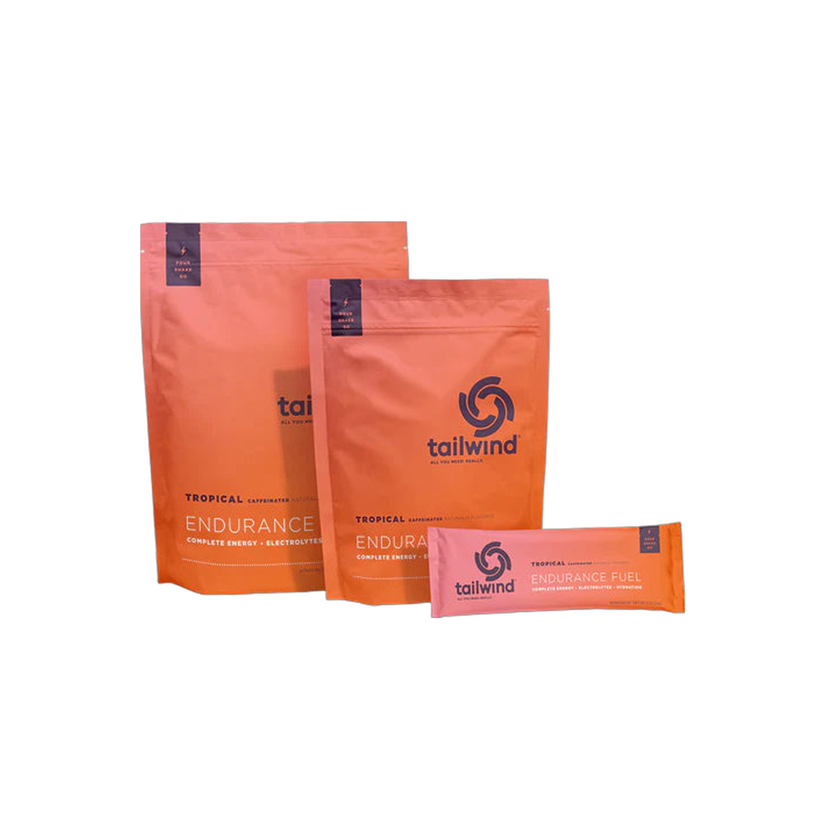 Tailwind Endurance Fuel, Tropical (caffeine), pack view