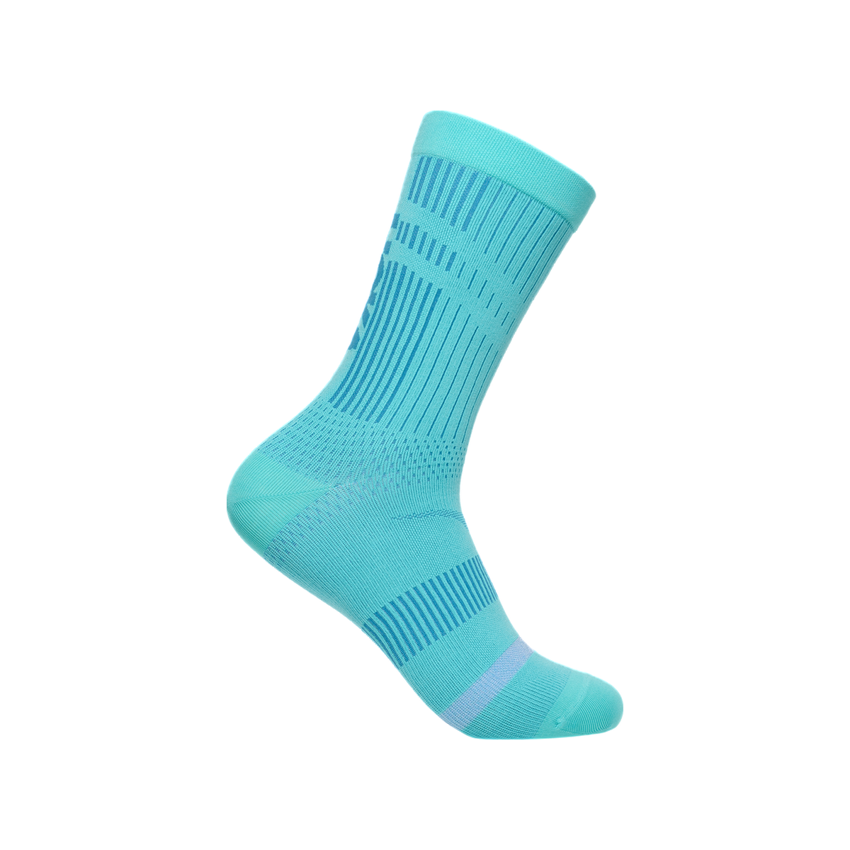 Hoka Trail Run Crew Socks - Unisex, Cielo Blue, sock view