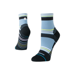 Stance Run Socks - Ultralight Cushioning - Quarter, Women's Briar - Blue, sock view