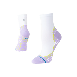 Stance Run Socks - Ultralight Cushioning - Quarter, Women's Orchid - Lavender, sock view