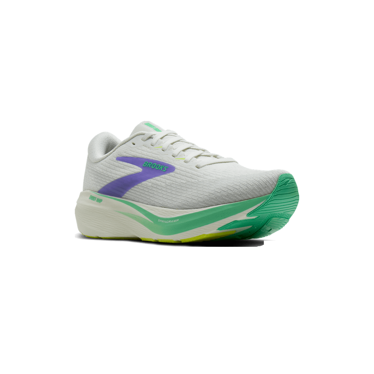 Brooks Ghost AMP Road Running Shoes - Women's, three-quarter view