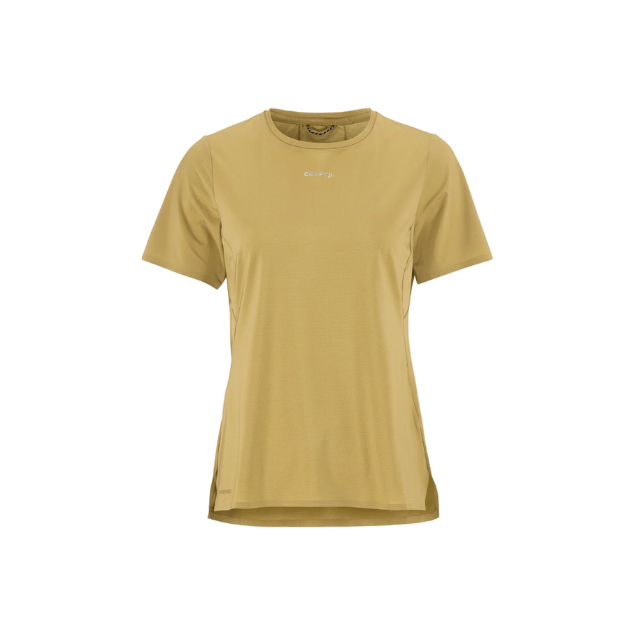 Craft Pro Trail Short Sleeve Tee 2 - Women's, Khaki, product view