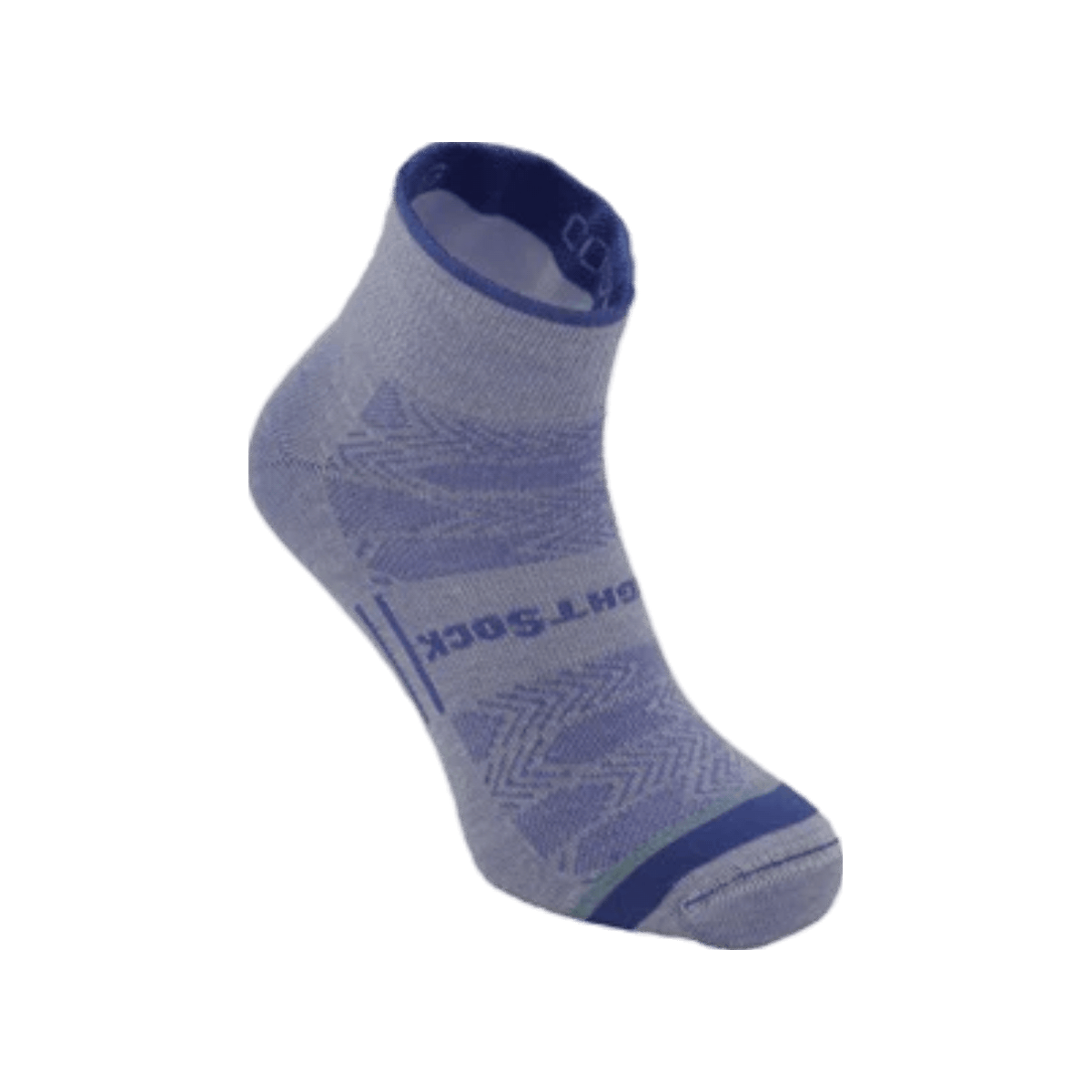 Wrightsock Coolemesh 2 Quarter Socks, Serenity Blue, sock view