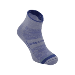 Wrightsock Coolemesh 2 Quarter Socks, Serenity Blue, sock view