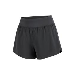 Salomon Sense Aero Stow 4" Shorts - Women's, Deep Black, product view