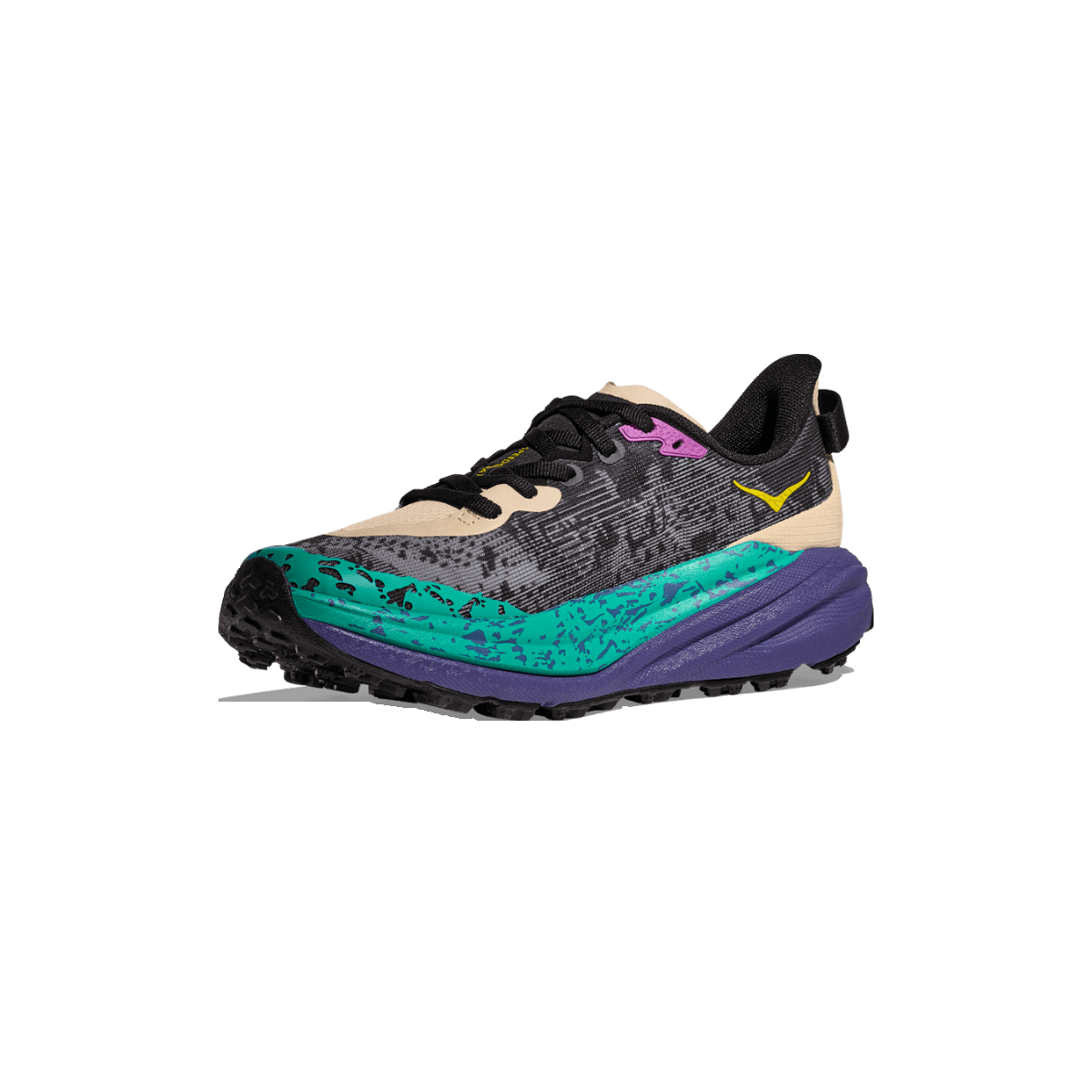 Hoka Speedgoat 6 Trail Running Shoes - Women's, three-quarter view