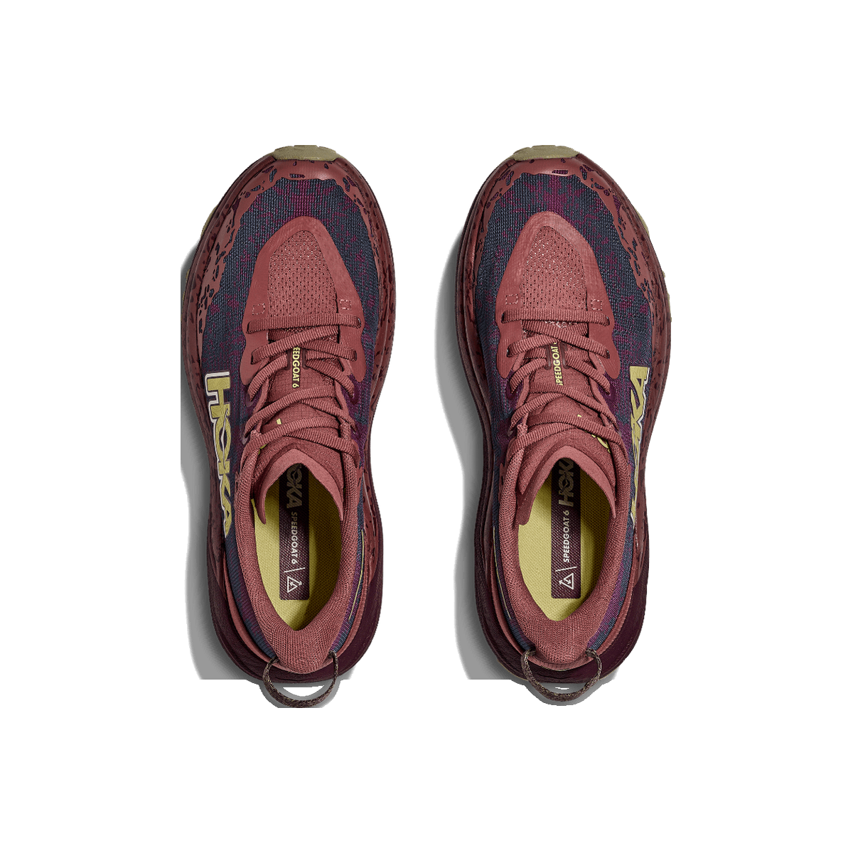 Hoka Speedgoat 6 Trail Running Shoes - Women's, overhead view