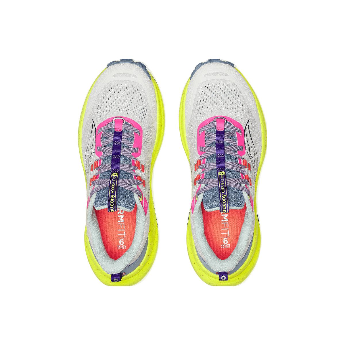 Saucony Xodus Ultra 4 Trail Running Shoes - Women's, overhead view