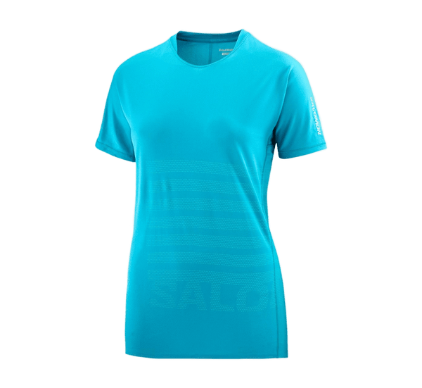 Salomon Women's Sense Aero GFX Running Tee