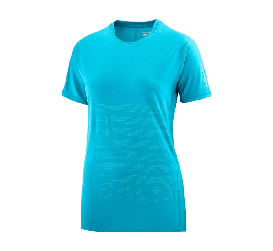 Salomon Women's Sense Aero GFX Running Tee