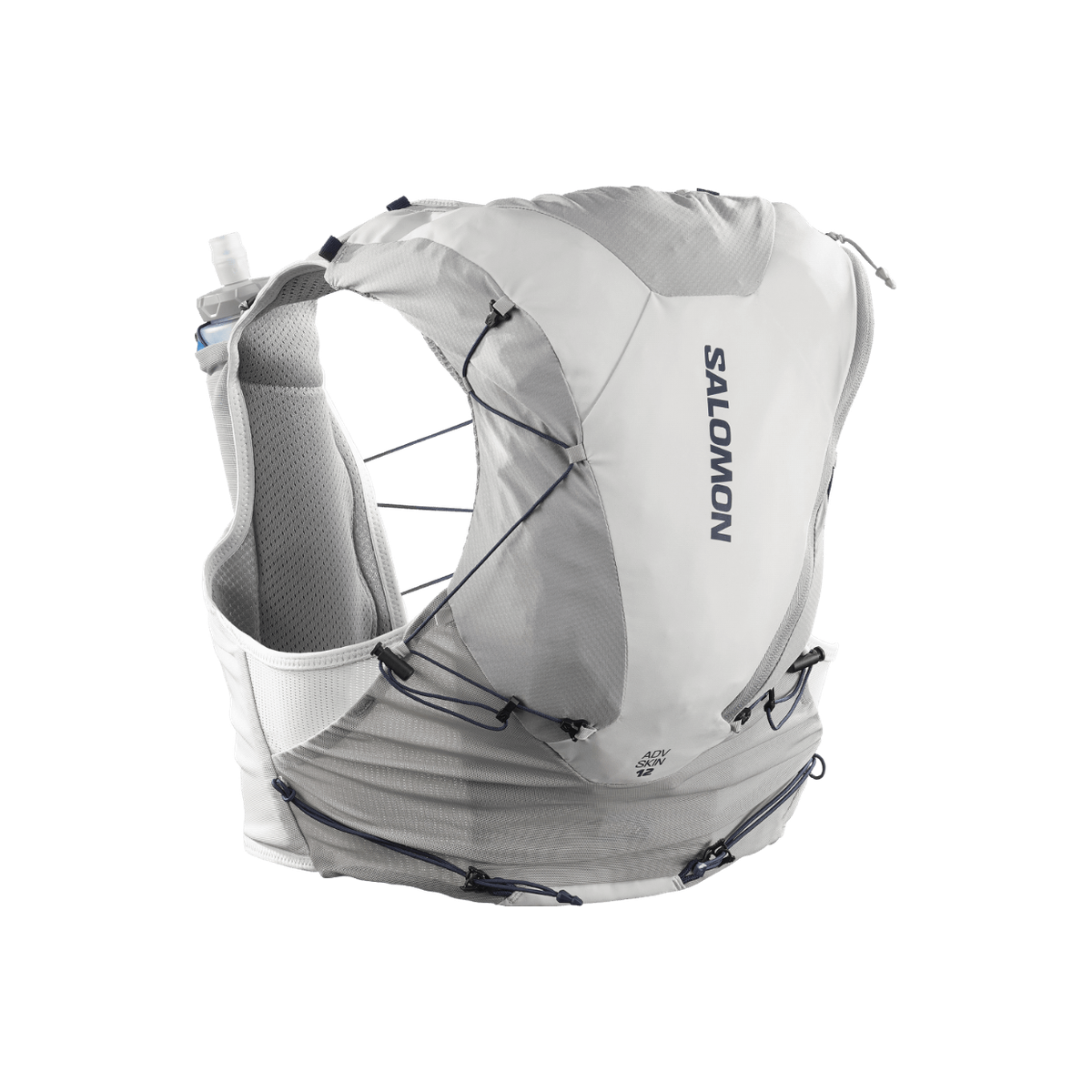 Salomon ADV Skin 12 Running Vest (with Flasks) - Unisex, Alloy/Gray Violet/Spellbound, vest view