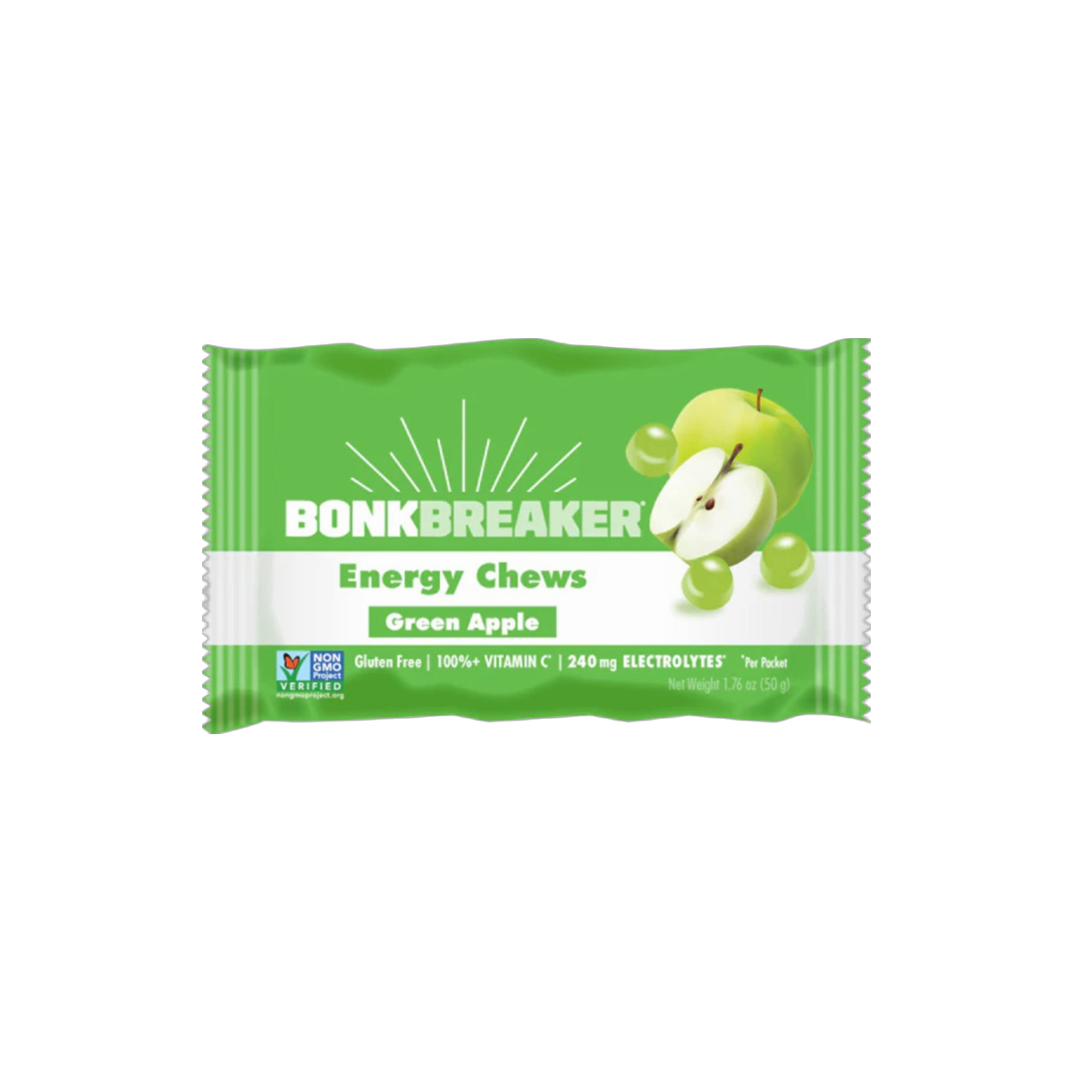 Saltstick Chews, Green Apple, pack view