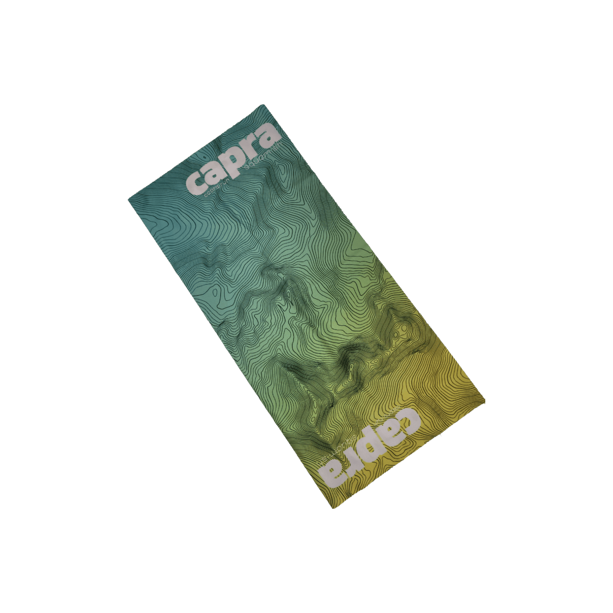 Capra Contour Neck Tube/Buff, Neon Green/Yellow, product view