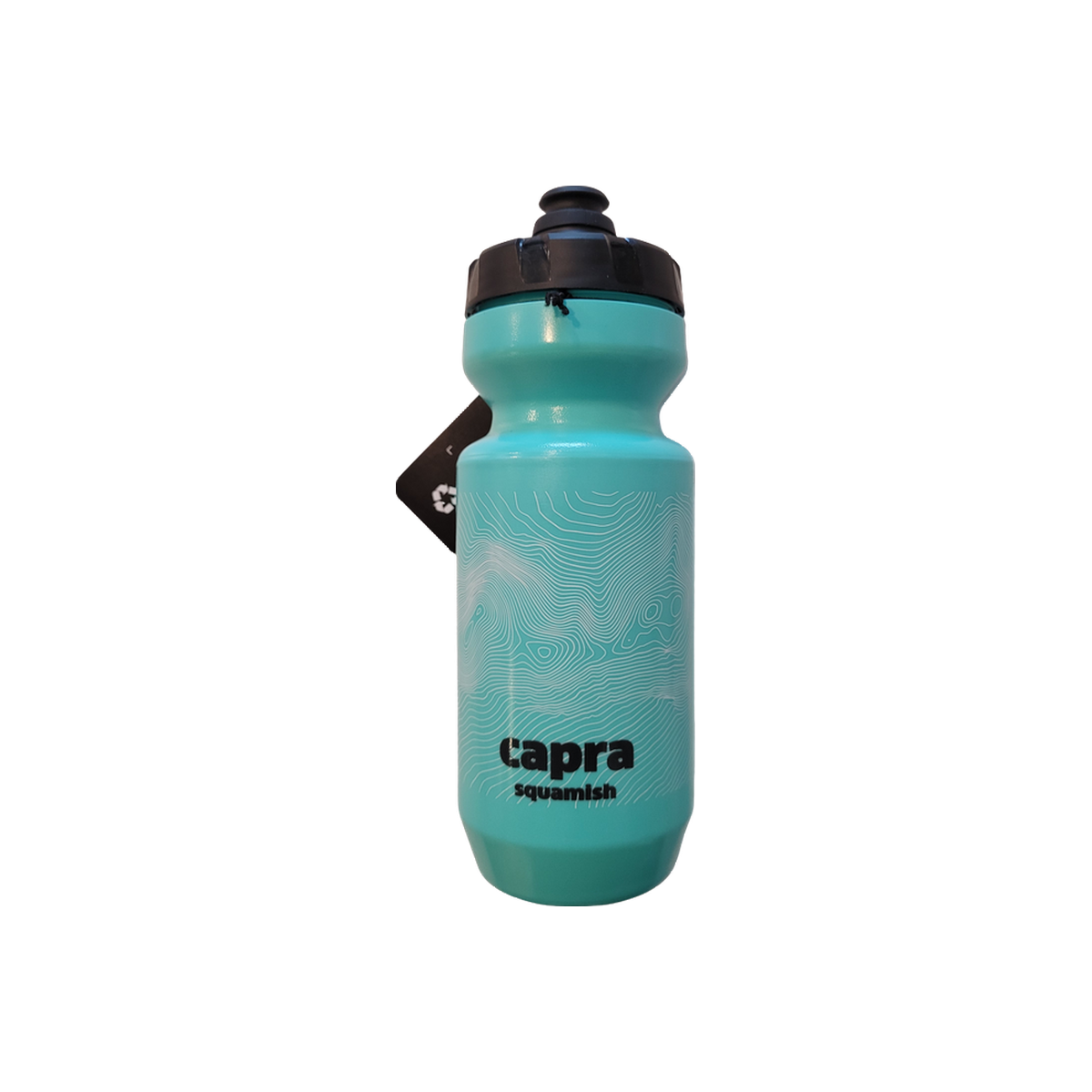 Capra Purist Water Bottle, Turquoise, product view