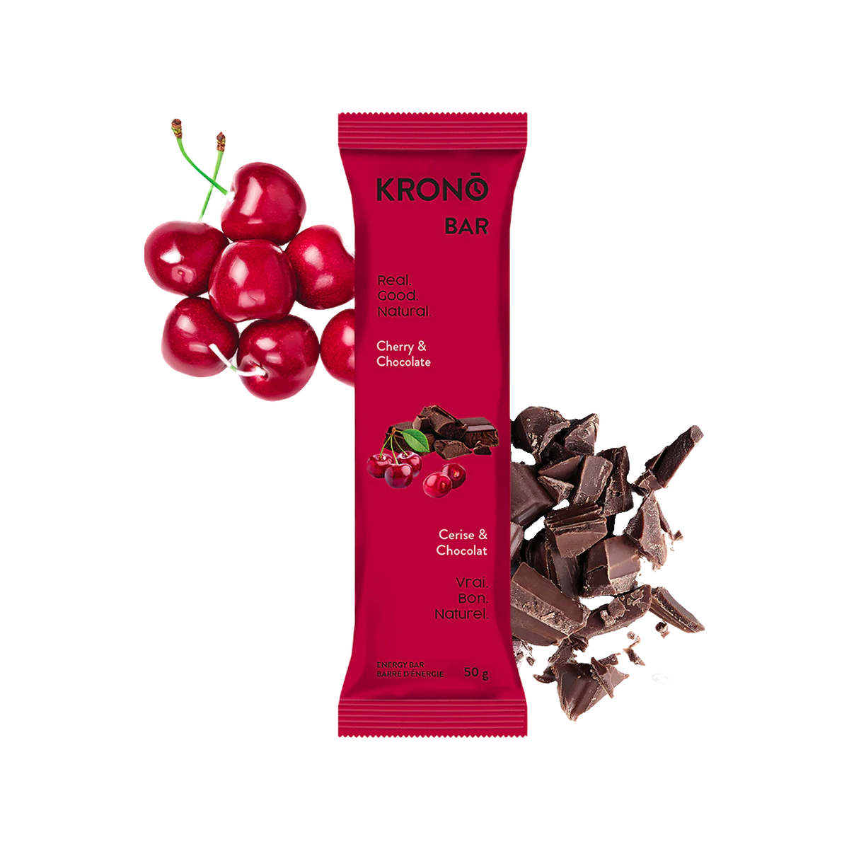 Krono Energy Bar, Cherry Chocolate, pack view