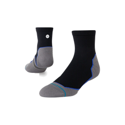 Stance Run Socks - Light Cushioning - Quarter, Contrast Seam, sock view