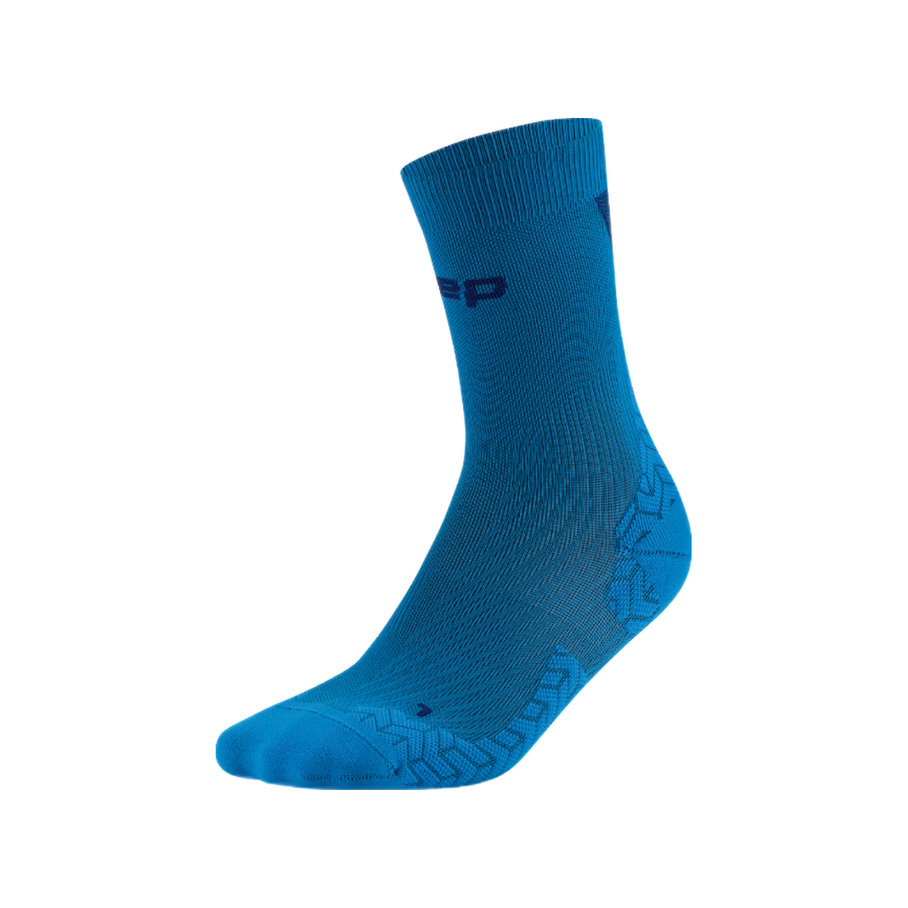 CEP Core Run Ultralight Mid Cut Socks - Men's, Blue/Dark Blue, sock view